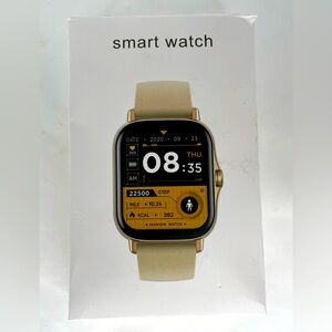 Open Box Smart Watch Grey Band For iOS & Android